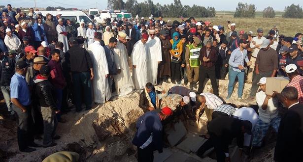 جنازة مهيبة لضحايا فاجعة دوار القدامرة بالجديدة