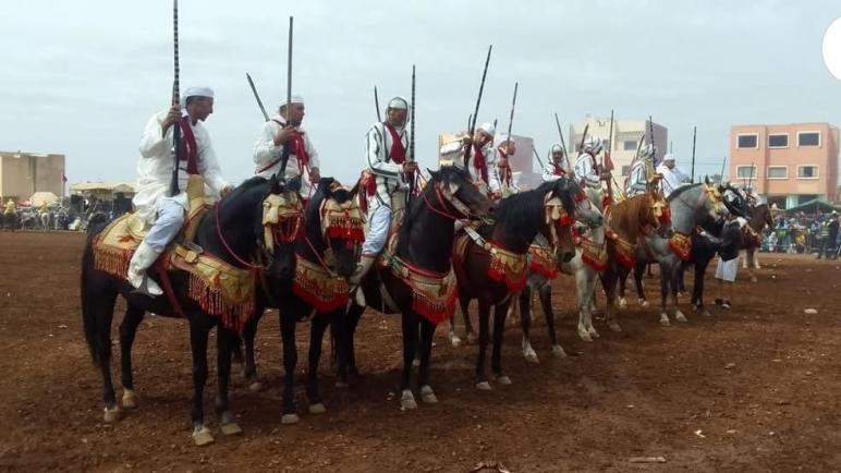 اسدال الستار على مهرجان التبوريدة بجماعة اولاد بوعلي النواجة