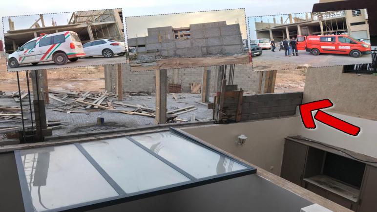 بناء بحي الرياض العالي بسطات يخنق الجيران ويطرح عدة تساؤلات + صور