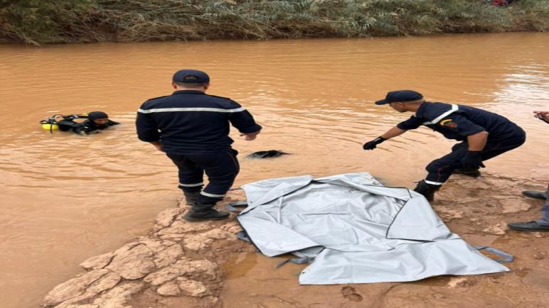 بالصور.. مصرع طفل غرقا بوادي أم الربيع بالبروج