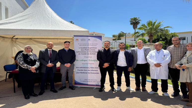 المعهد العالي للمهن التمريضية وتقنيات الصحة بسطات يحتفل باليوم العالمي للممرض بملتقى علمي