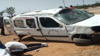 قتيل وجريحين في حادث انقلاب سيارة إسعاف باقليم سطات