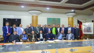 نزار بركة وزير التجهيز و الماء يستقبل رؤساء و منتخبين عن إقليم سطات