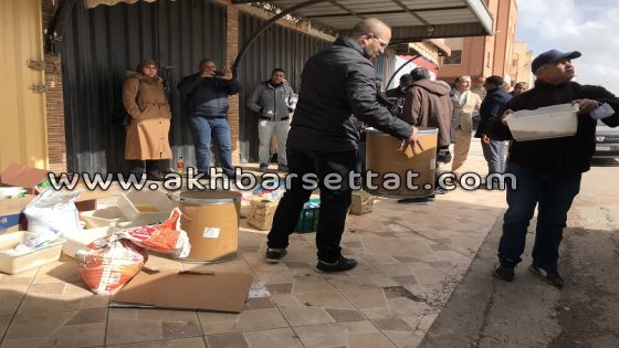 بالصور..حجز و اتلاف عدد من المواد المنتهية الصلاحية من طرف لجنة مختلطة بسطات