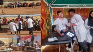 العمل التطوعي لطلبة المعهد العالي لعلوم الصحة بسطات يحط الرحال بجماعة اولاد افريحة