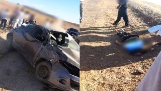 حادثة سير مميتة بجماعة اولاد امحمد بدائرة ابن احمد