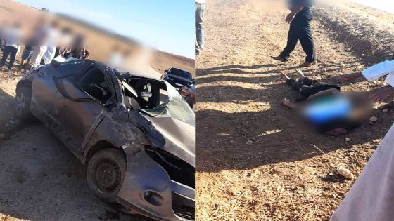حادثة سير مميتة بجماعة اولاد امحمد بدائرة ابن احمد