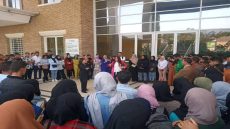 حوار العميدة والطلبة بحضور قائدة الملحقة الادارية الثانية