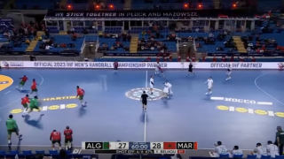 اسود الاطلس يقصي نظيره الجزائري في كأس العالم لكرة اليد