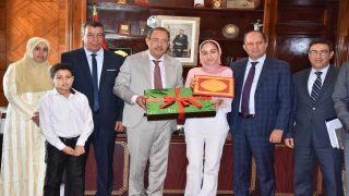 عامل إقليم سطات يستتقبل شيماء البيحياوي صاحبة أعلى معدل بالباكالوريا دورة يونيو2023