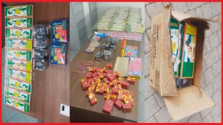 الشهب النارية و المفرقعات تتسبب في اعتقال شخص بسطات