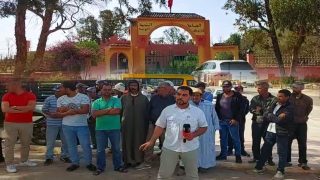 حالة المسالك الطرقية تخرج السكان للاحتجاج بجماعة أولاد بوعلي النواجة بسطات