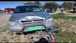 حادثة سير مميتة بجماعة اولاد بوعلي النواجة ضواحي البروج