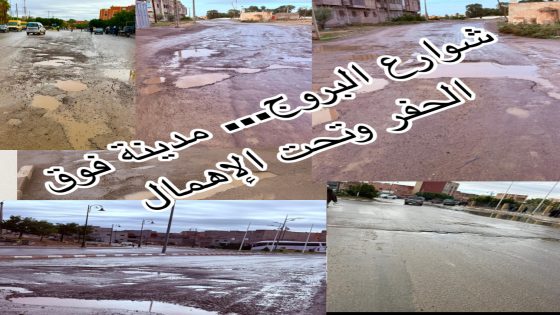 شوارع البروج… مدينة فوق الحفر وتحت الإهمال.