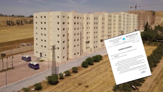 مكتب دراسات تقنية يدعو المقاول المكلف بمشروع الاقامات الجامعية بسطات الى إصلاح التشققات ..